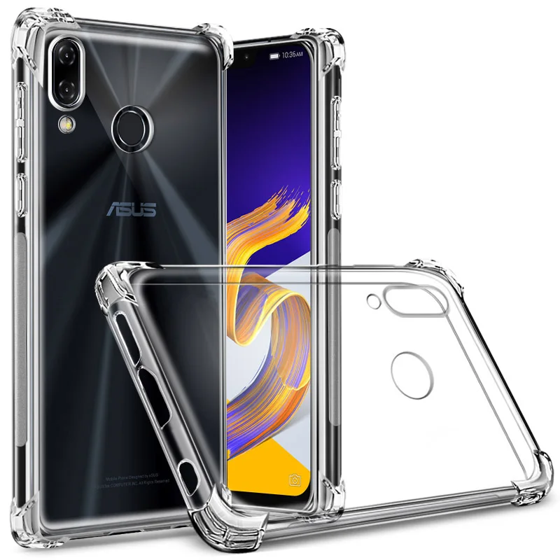 

Air Cushion TPU Case for ASUS Zenfone 5 ZE620KL Case Soft Clear Shockproof Back Cover For Zenfone 5Z ZS620KL Phone Coque
