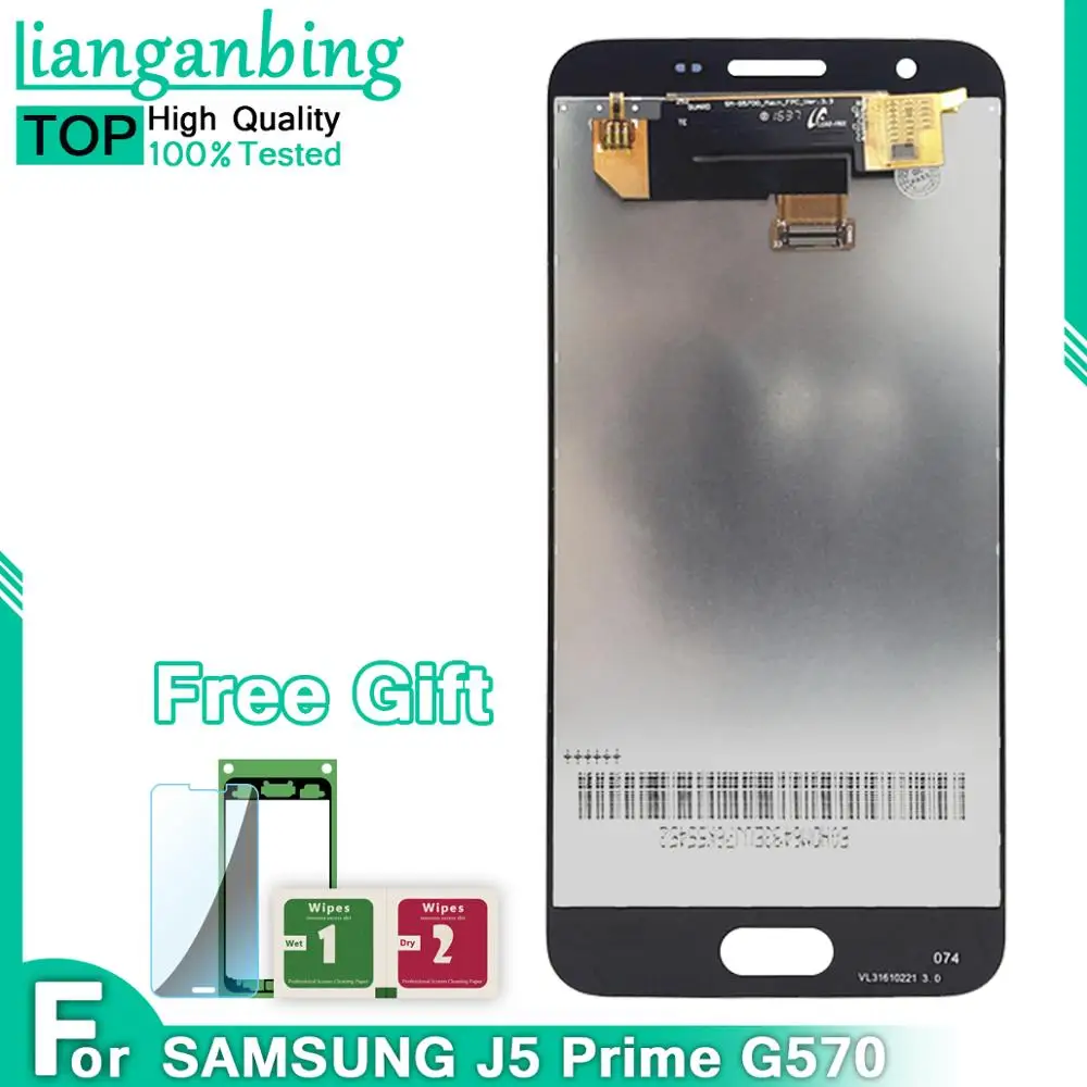 

Super AMOLED LCD Display For Samsung Galaxy J5 Prime G570F G570 SM-G570F With Touch Screen Digitizer Assembly Replacement parts