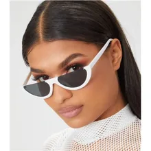 Крутые трендовые женские солнцезащитные очки кошачий глаз без оправы с полуоправой, Модные прозрачные брендовые дизайнерские солнцезащитные очки для женщин Oculos de sol