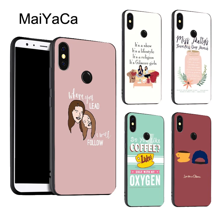 

MaiYaCa Gilmore Girls Lorelai Rory Cover For Xiaomi Redmi 5 Plus 6 6A S2 4X Note 5 Pro 5A 7 Mi 8 K20 9 6X A2 Mix 2S Max 3