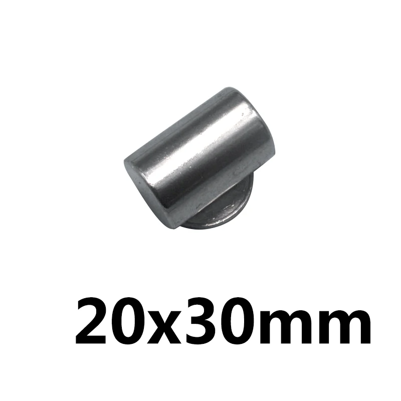 

1Pcs 20x30 Neodymium Magnet Permanent N35 NdFeB Super Strong Powerful Small Round Magnetic Magnets Disc 20mm x 30mm