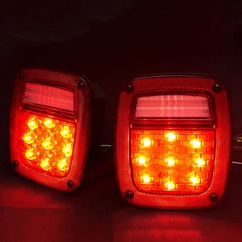 

Wrangler Replacement Led Tail Light Assembly For 98 -06 Year Jeep Wrangler Led Taillights