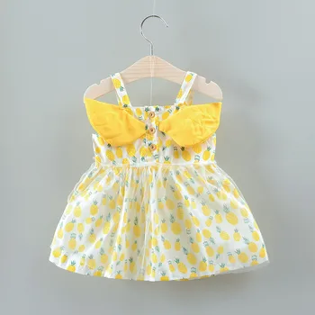 

Toddler Kid Baby Girl 3D Wing Fruit Pineapple Print Tulle Party Princess Dress Clothing 7.4