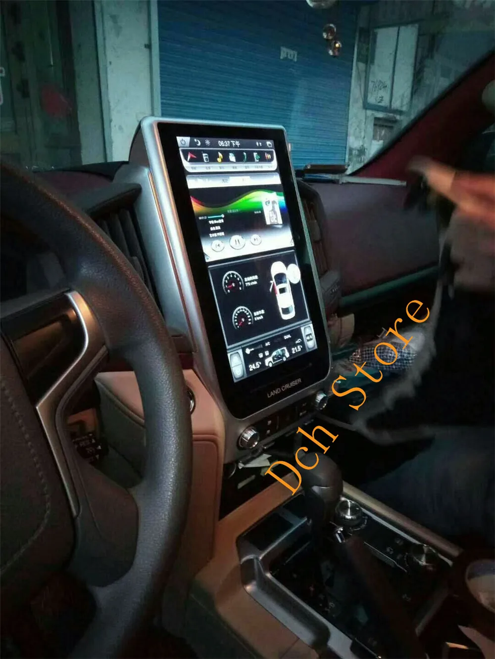 Автомобильный DVD плеер с dvd плеером 14 ''вертикальный Тесла стиль Android 7 1 для Toyota