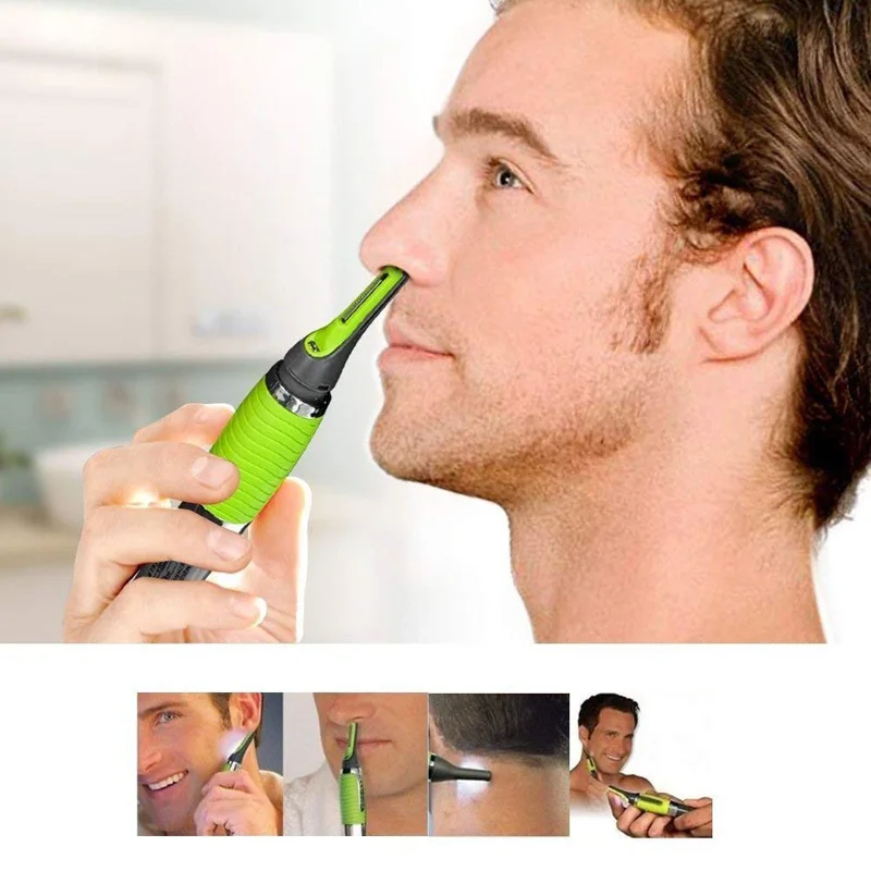 

2018 New Unisex Personal Face Care Stainless Steel Nose Hair Trimmer Removal Clipper Shaver