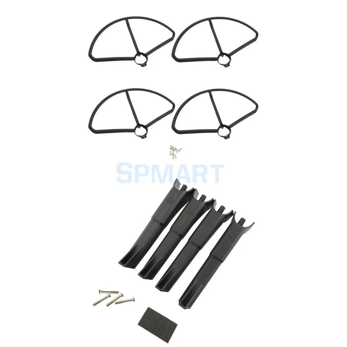 8pcs Quick Release Drone Propeller Guard Landing Gear for MJX B2C B2W Bugs 2