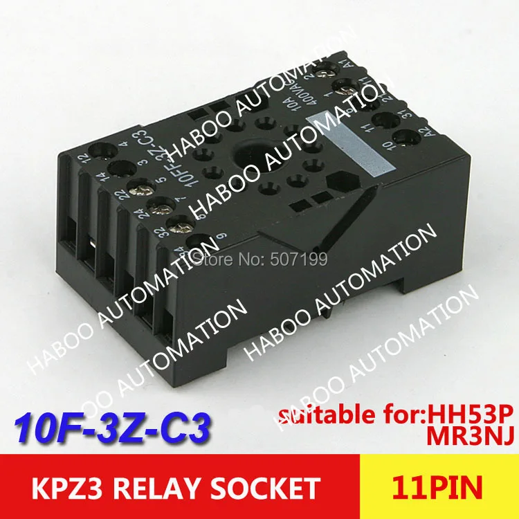 10 шт./лот пластиковая электрическая розетка 11pin подходит для HH53P MY3NJ реле ROHS HABOO PF