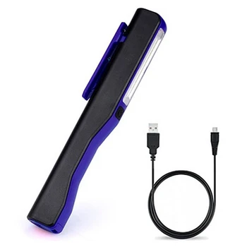 

Rechargeable LED COB Portable Camping Work Inspection Light Lamp Hand Torch Magnetic for Household Workshop Automobile Camping