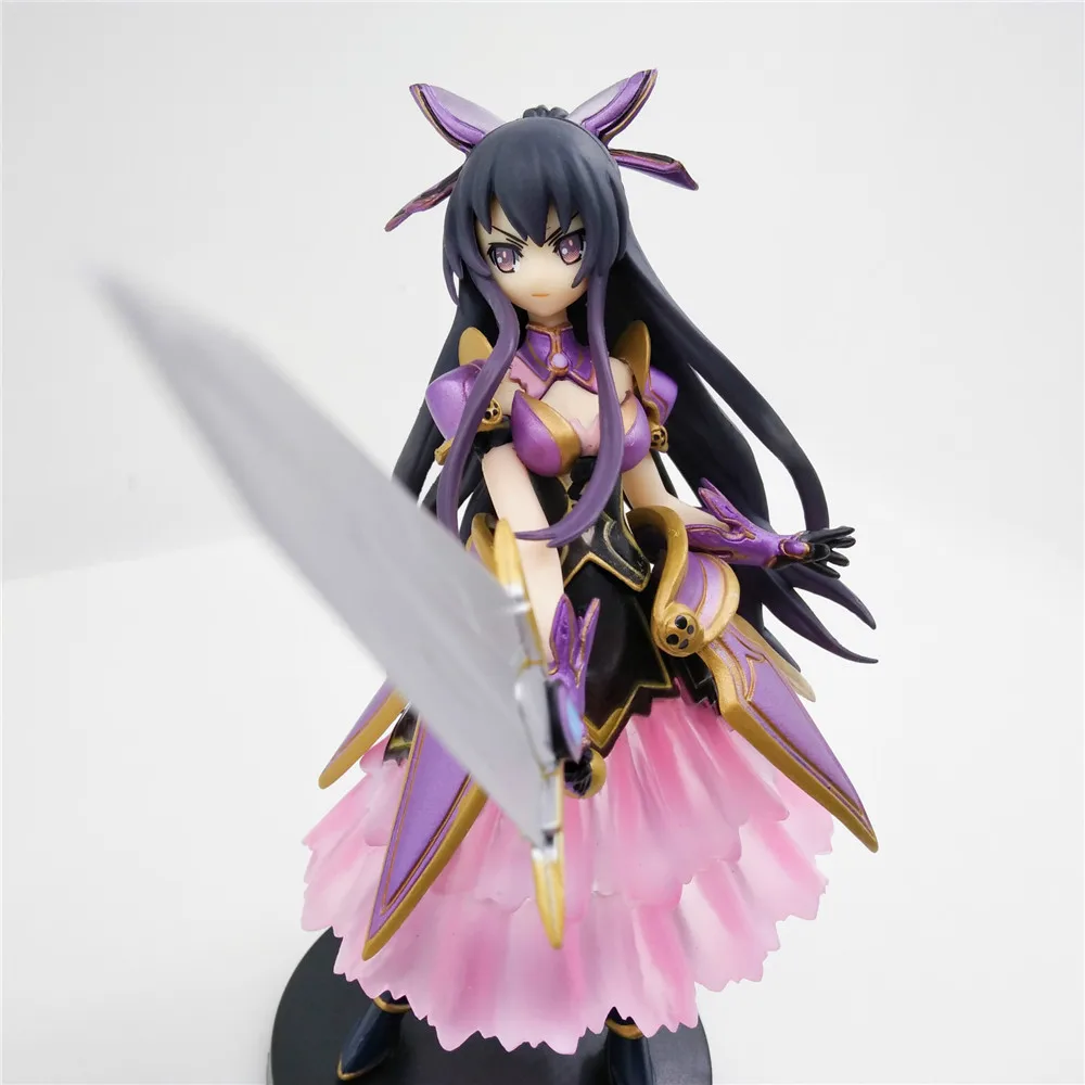 Дата живой Yatogami tohka аниме Рисунок боевой костюм Ver. Фигурка ПВХ Figuras сексуальная фигура подарок игрушечные лошадки коллекционная игрушка