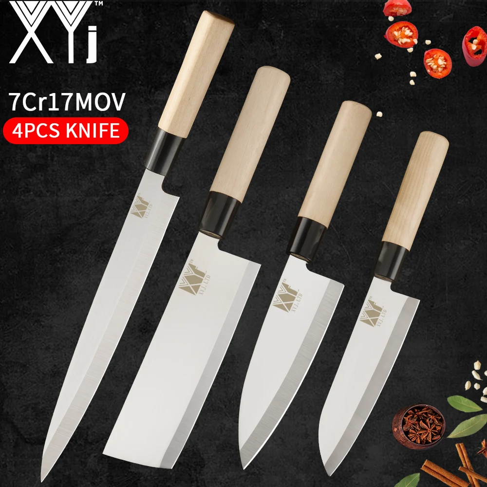 XYj шеф-повара кухонные ножи японский лосось ножи для суши из нержавеющей стали кухонный нож сашими сырой рыбы филе слоев мяса Кливер