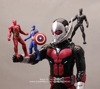 

Disney Marvel Avengers Ant Man Iron Man 6-29cm 4pcs/set Action Figure Posture Anime Decoration Figurine Toys model for children