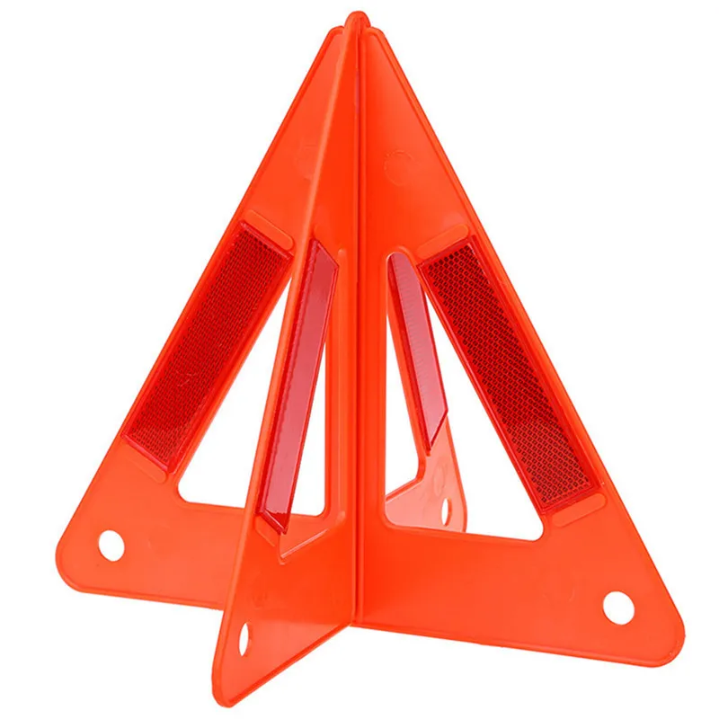 Автомобильный Предупреждение треугольник безопасности аварийный отражающий светоотражающий сигнал автомобиль неисправность автомобилей штатив сложенный стоп знак отражатель