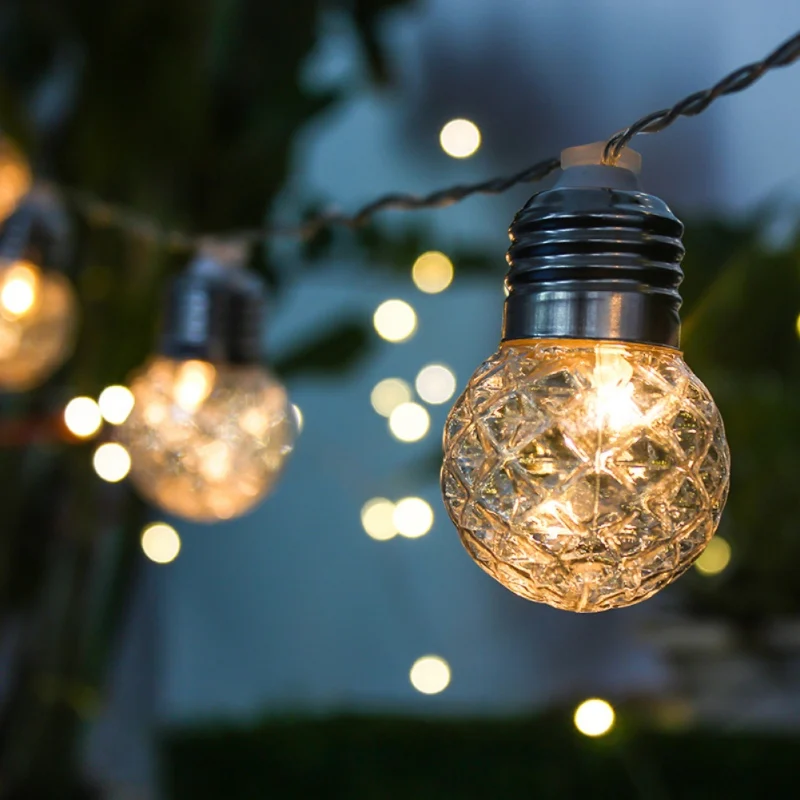 Christmas Lights Outdoor Decoration 3.8m Led Curtain Pineapple String