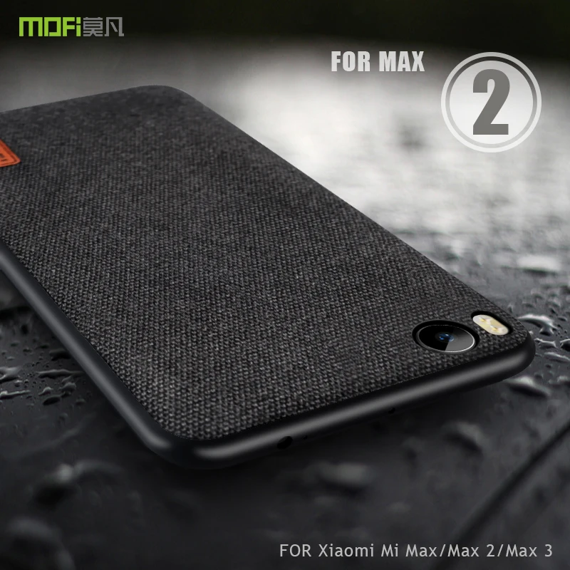 Чехол для Xiaomi Mi Max 2 чехол 3 тканевый MOFi 1 полностью закрывающие задние чехлы с