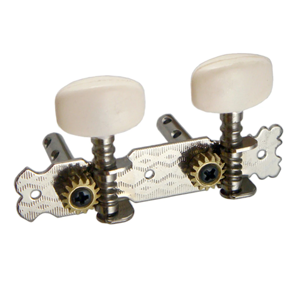2Pcs Ukulele Guitar Tuner String Tuning Pegs Machine Heads Tuner 2R2L for Ukulele 4 Strings Classical Guitar Accessories