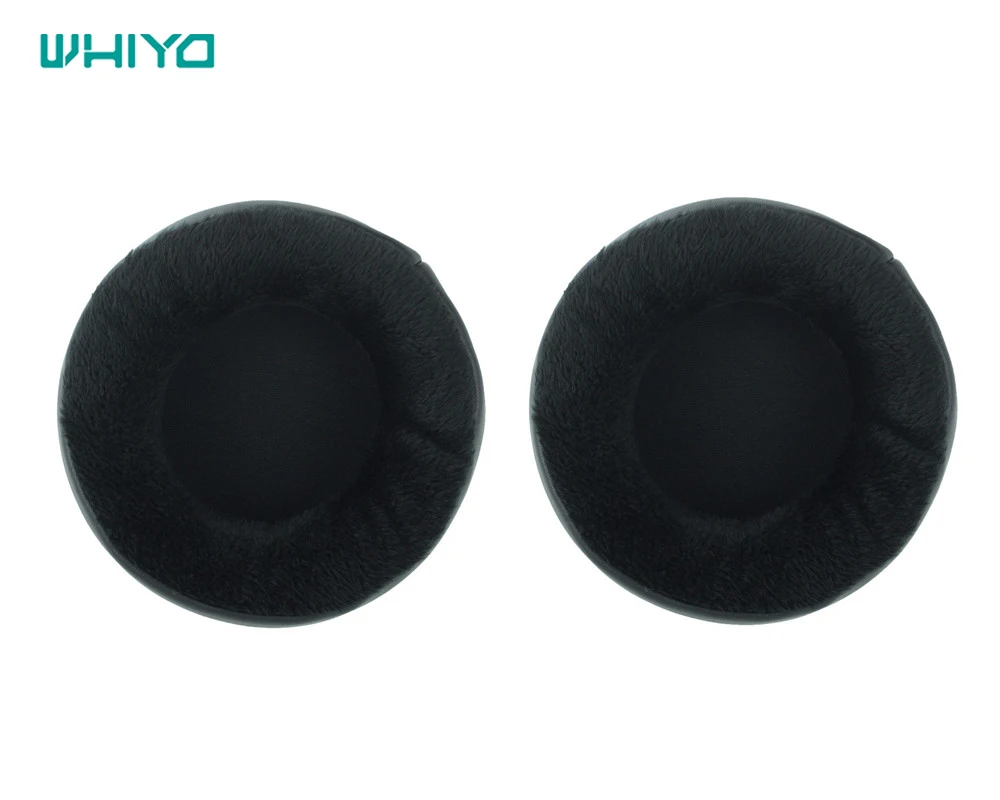 

Whiyo 1 Pair of Velvet Ear Pads Cushion Cover Earpads Replacement Cups for Bluedio T4 Headphones