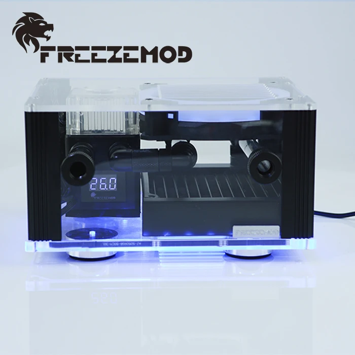 FREEZEMOD BOX-12YT внешнее водяное охлаждение интегрированная интеллектуальная коробка температурный дисплей RGB эффект