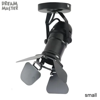 Industrial barn Door Vintage Ceiling Lights Theater Stage LED lighting lamp loft antique Store Shop led Ceiling Lamp luminaria 4