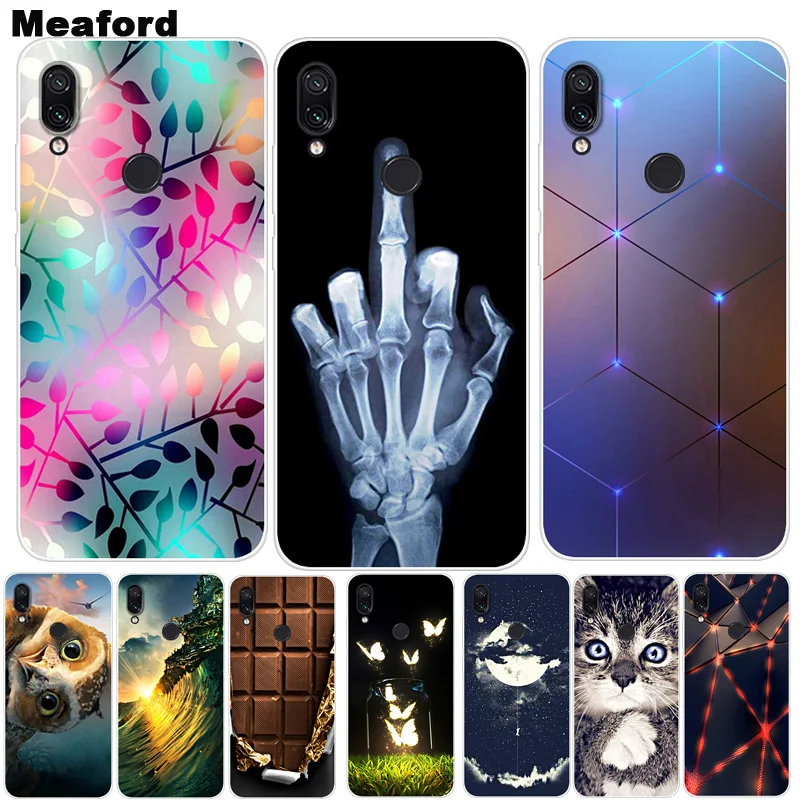 

For Xiaomi Redmi Note 7 Case Note 7 Pro Soft Silicone Back Cover Bag Phone Case For Xiaomi Xiomi Redmi Note7 Pro Case Note 7