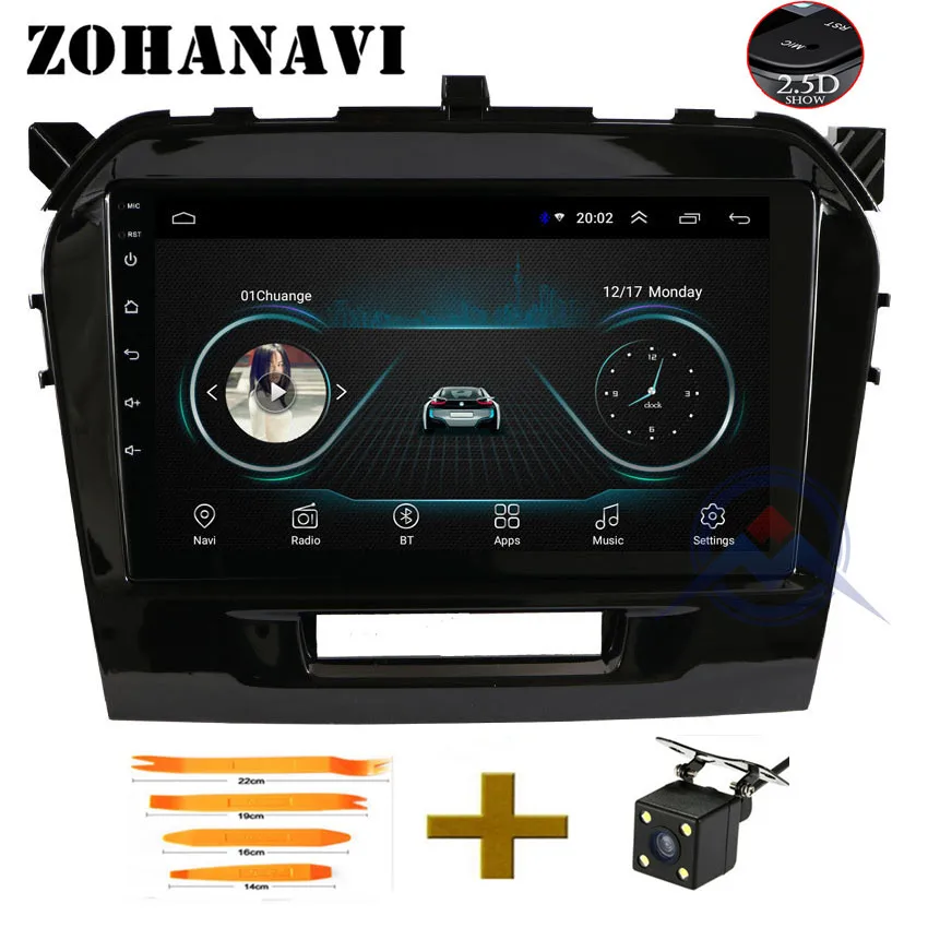 

ZOHANAVI 2.5 D Screen Android 8.1 car dvd for Suzuki Vitara multimedia GPS Radio player stereo gps navigation with maps