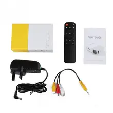 portable LED Projector Outdoor Cinema Theater Projector VGA/HDMI/USB/SD Input Mini Pocket Projector with Remote Control