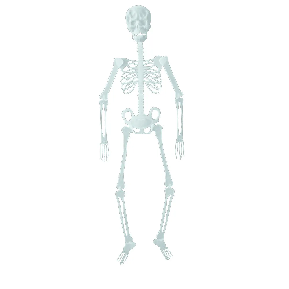 ISHOWTIENDA Scary Halloween Decoration Luminous Hanging Outdoor Party Horror Movable Skull Skeleton -Cosplayware Store