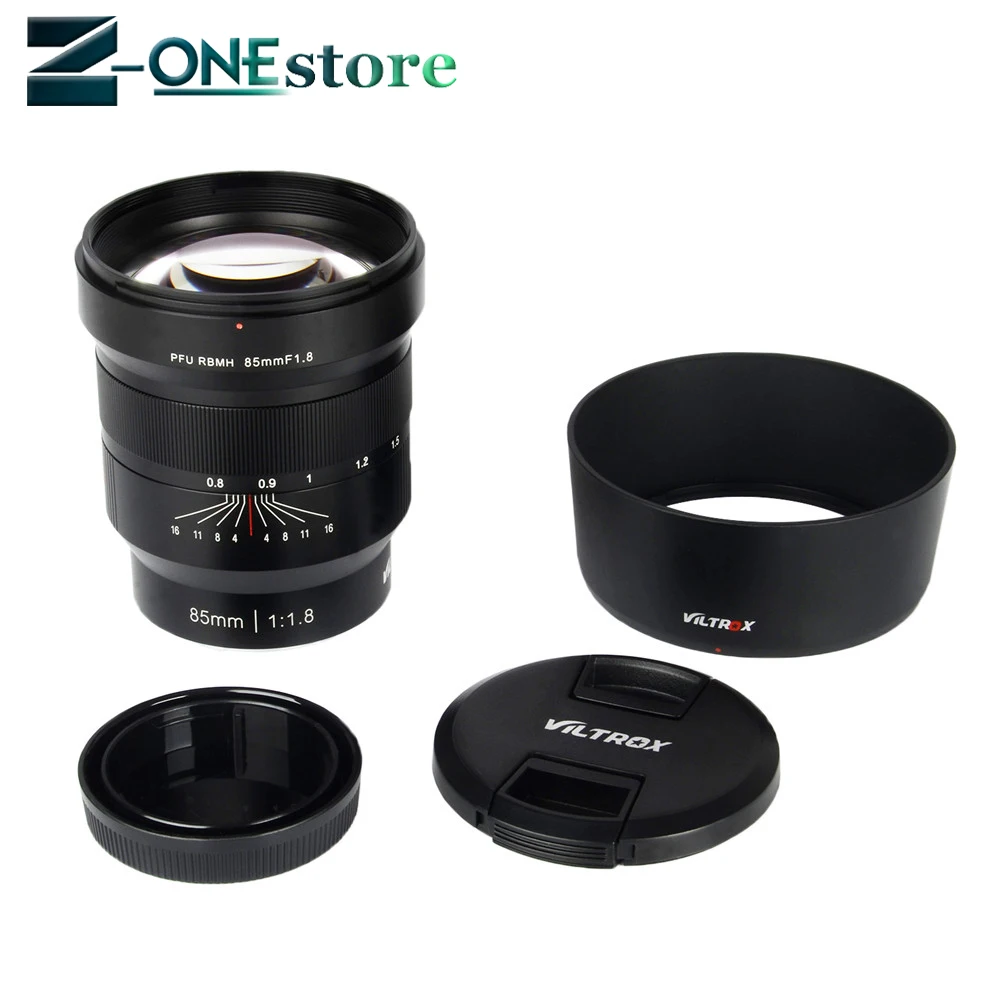 Полнокадровая ручная линза VILTROX 85 мм f1.8 с фиксированным фокусом система