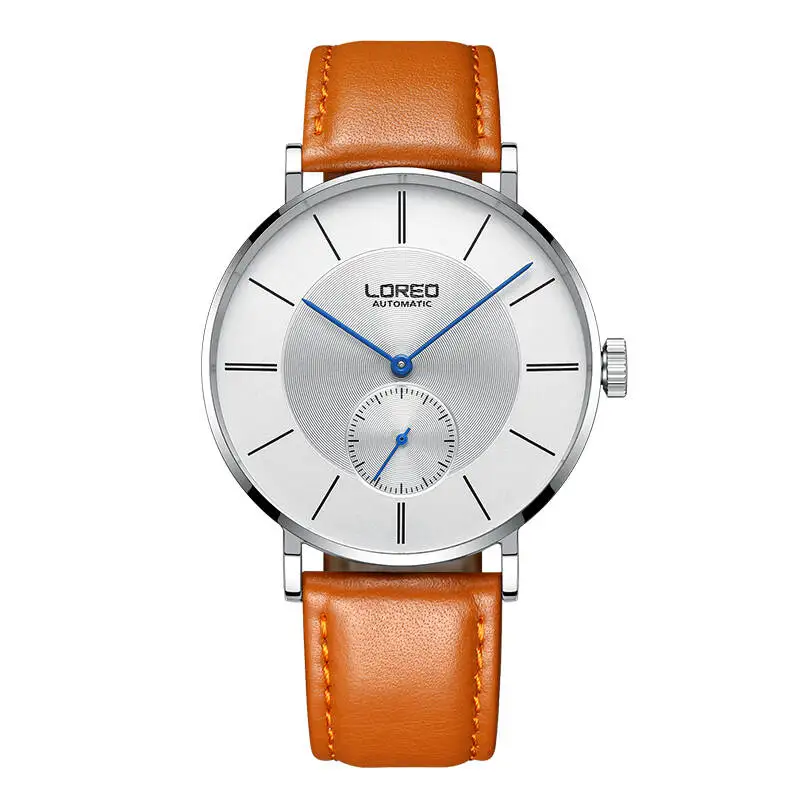 

LOREO 9211 Germany Bauhaus watches men luxury brand automatic sapphire calendar hollow diamond business simple fashion casual
