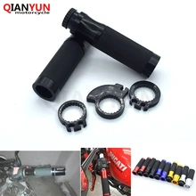 CNC 7/" Универсальный руль для мотоцикла, ручки для велосипеда, рукоятка для YAMAHA YZF-R25 YZF-R3 YZF R25/R3, черный цвет