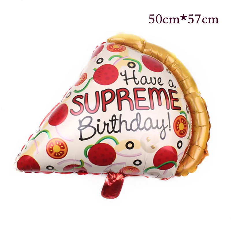 Birthday Pizza Foil Balloons Inflatable Toys Birthday Party