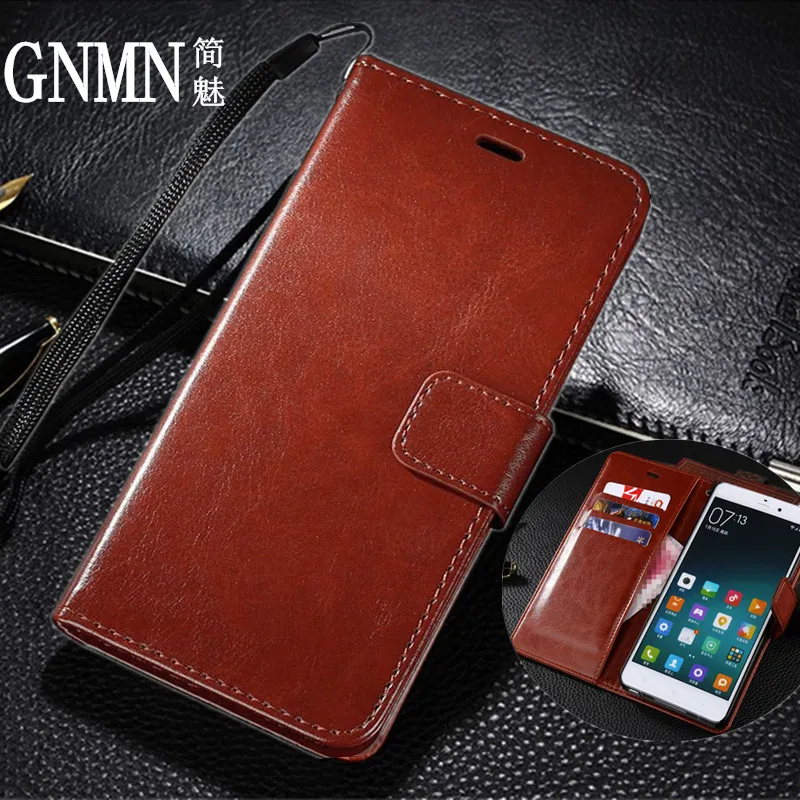 

GNMN For Alcatel Pixi 4 5.0 3G 5010D 5010X have a case Hand shell Protective gear Cover cover Card A wallet For Alcatel Pixi