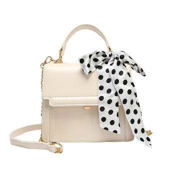 

Women'S Shoulder Crossbody Bag Wild Clamshell Fashion Lady Scarf Chain Handbag Women'S Bag