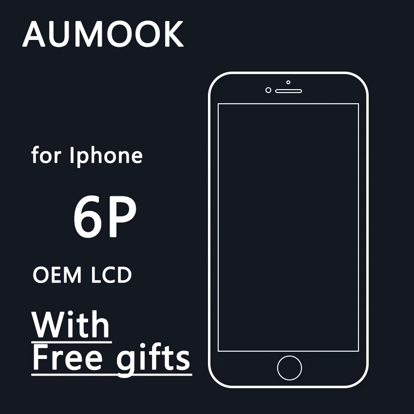 

OEM Quality For iPhone 6 Plus LCD Display With Touch Screen Digitizer Assembly Replacement Free Shipping Free Gift No Dead Pixel