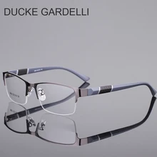 Модные Для мужчин очки оправы для очков, половина оправы очки кадр очки металлические TR90 оправы для очков