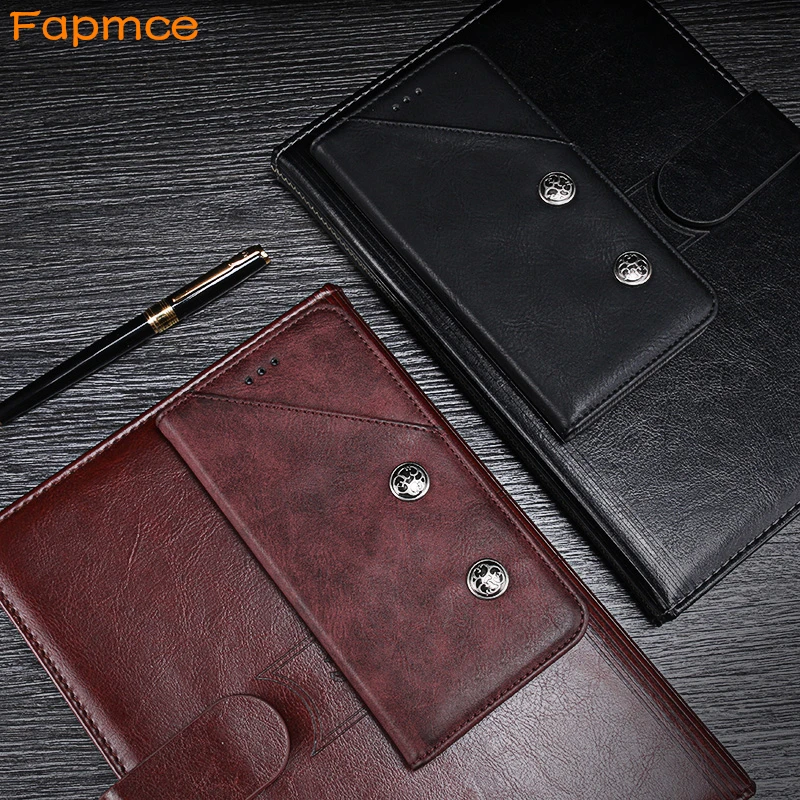 

Leather Flip Phone Case For Oppo A5S Case CPH1909 Luxury Retro Wallet Flip Cover For Oppo A7 AX7 Case CPH1901 Coque