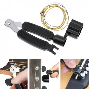 

Acoustic Guitar String 010-047 + Multifunction Guitar Accessories Guitar Peg String Winder+String Pin Puller+String Cutter