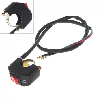

22MM Universal Waterproof Black Motorcycle Steering Wheel Flameout Switch for Motorcycles / Scooters