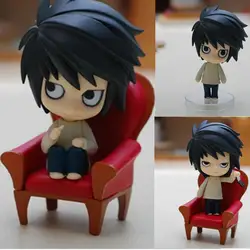 Аниме Death Note Figuras 10 см Nendoroid L Lawliet фигурку коллекция моделей игрушек куклы подарок