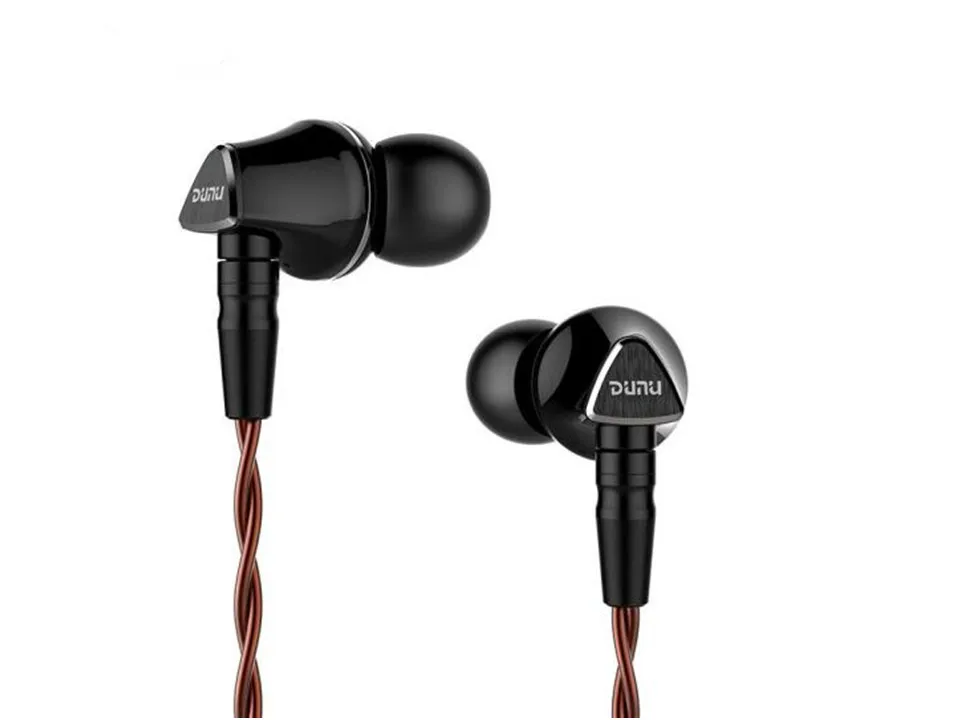 Danu TiTan 6 Beryllium диафрагма Динамический драйвер MMCX HiFi наушники-вкладыши IEMs - Цвет: Black