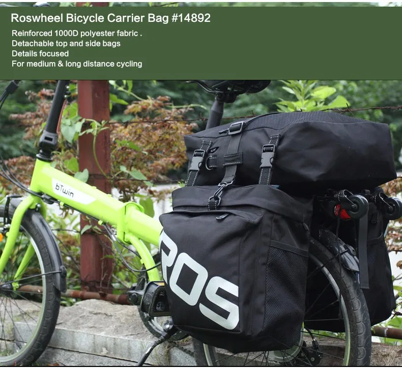 btwin bike carry bag