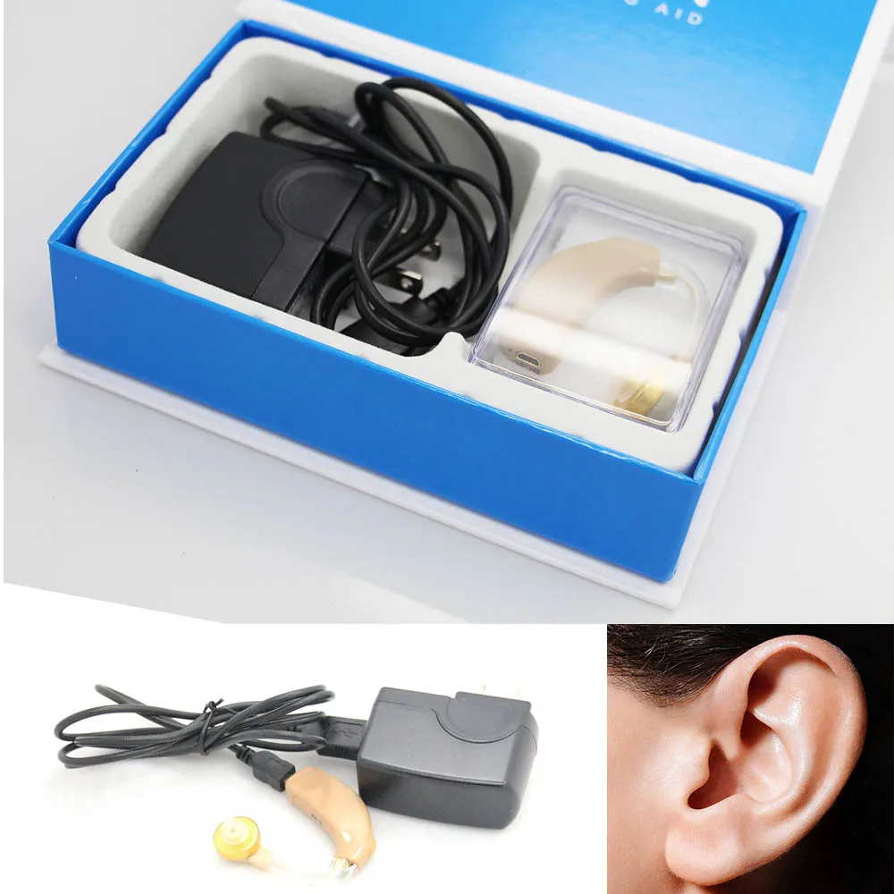 

Adjustable Sound Amplifier New Axon C-108 Ear Care Rechargeable Digital Noise Reduction for BTE Hearing Aid Health Care