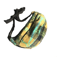 Женская поясная сумка с цветным леопардовым принтом, имитация воды, норка, банка, зимняя сумка для путешествий, женская сумка для подиума, пояс для живота