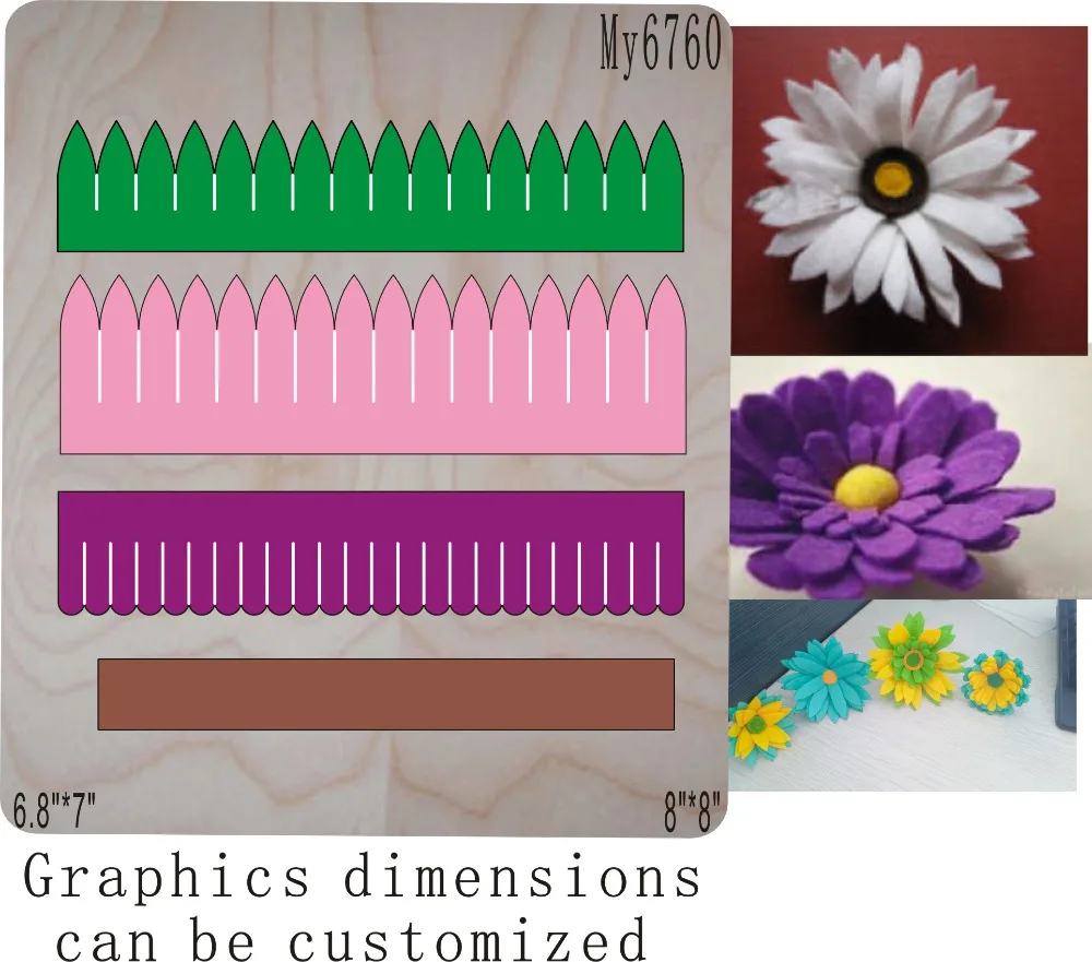 

Silk flower muyu cutting die-- new wooden mould cutting dies for scrapbooking Thickness-15.8mm