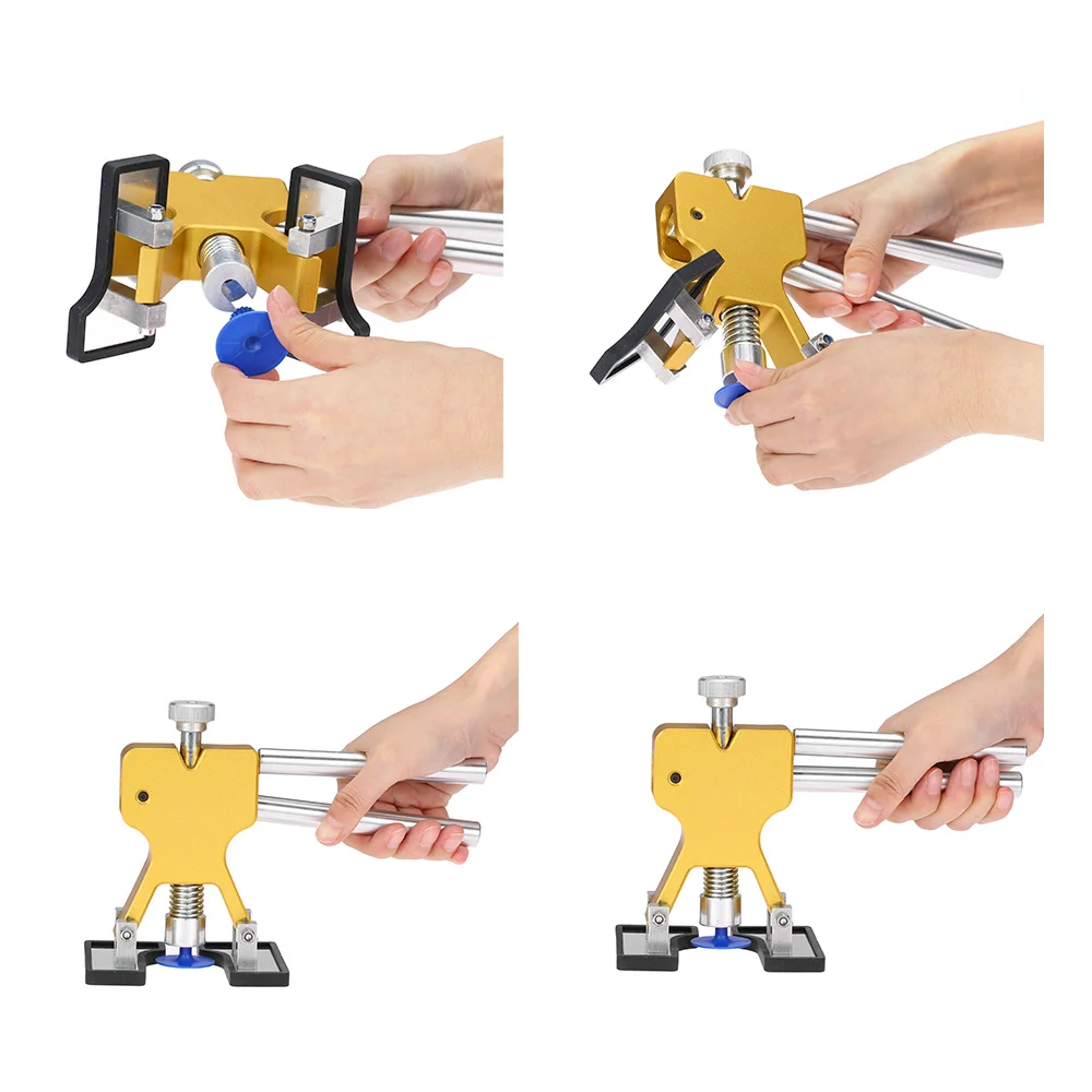Car Repair Tool Hand Tools Car Body Paintless Dent Lifter Repair Dent Puller Tool Puller + 18 Tabs Hail Removal