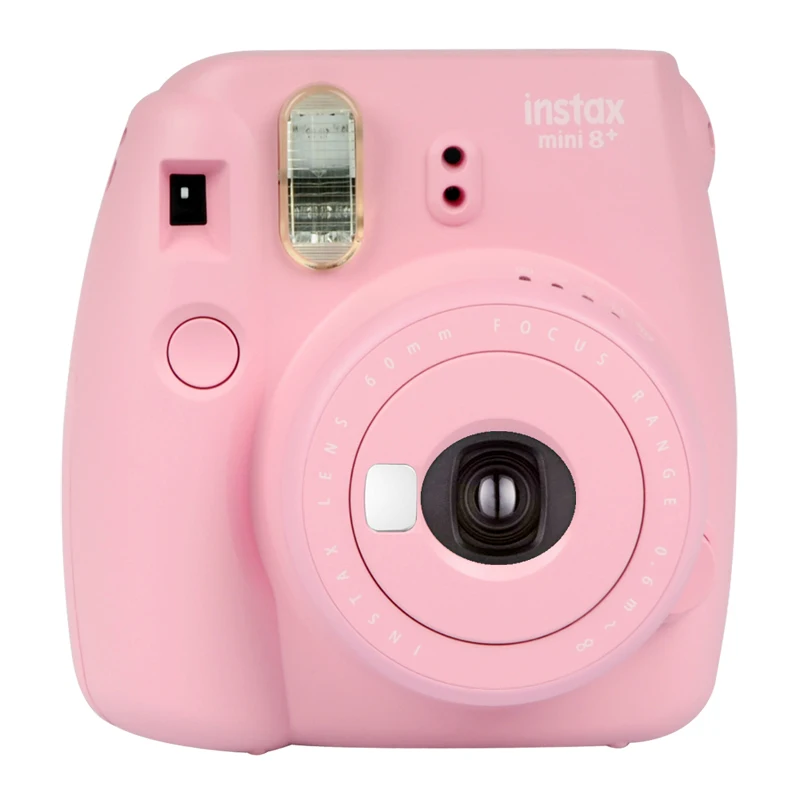 

Fujifilm Instax Mini 8 Plus Instant Film Camera Strawberry with Fuji Hand Strap Close-up Lens