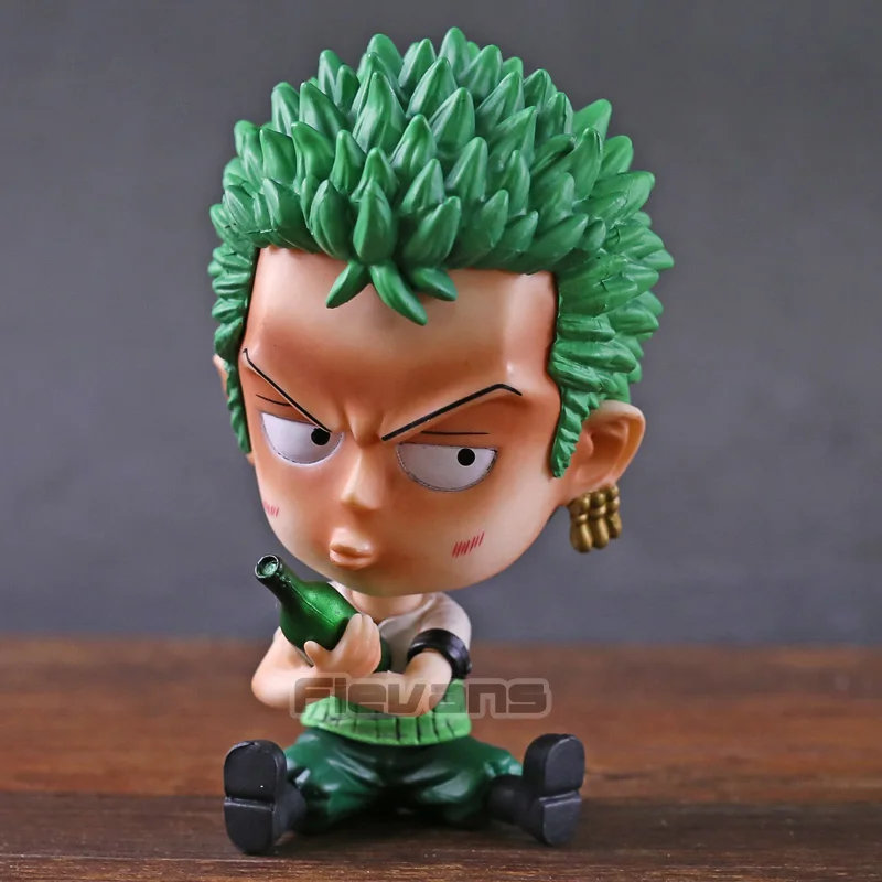 

One Piece Roronoa Zoro Hugging Wine Barrel Ver. PVC Q Version Figure Collectible Model Toy