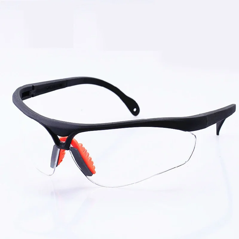 High Quality Clear Glass Safety Goggles Eye Glasses Dust Proof
