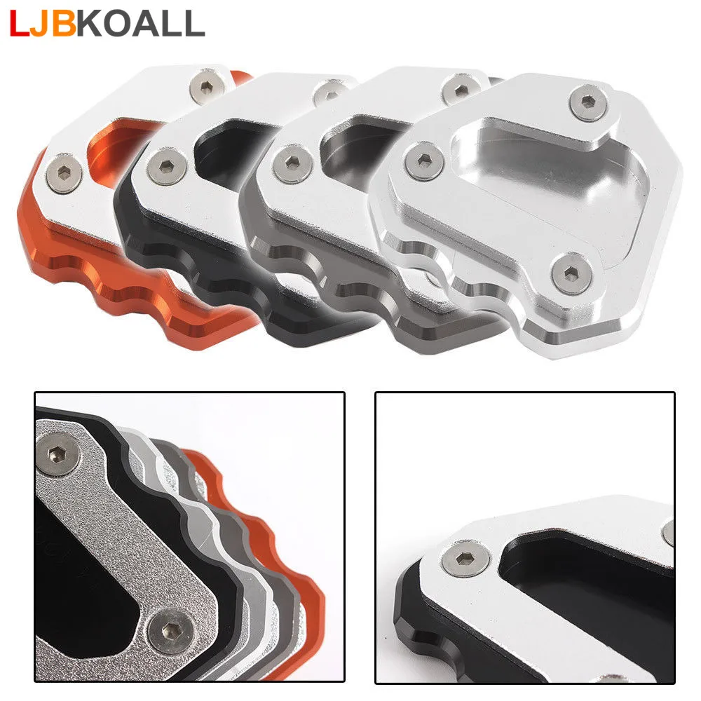 

LJBKOALL For KTM 1290 Super Duke GT 2013 2014 2015 2016 2017 2018 Motorcycle Kickstand Side Stand Plate Pad Enlarge Extension