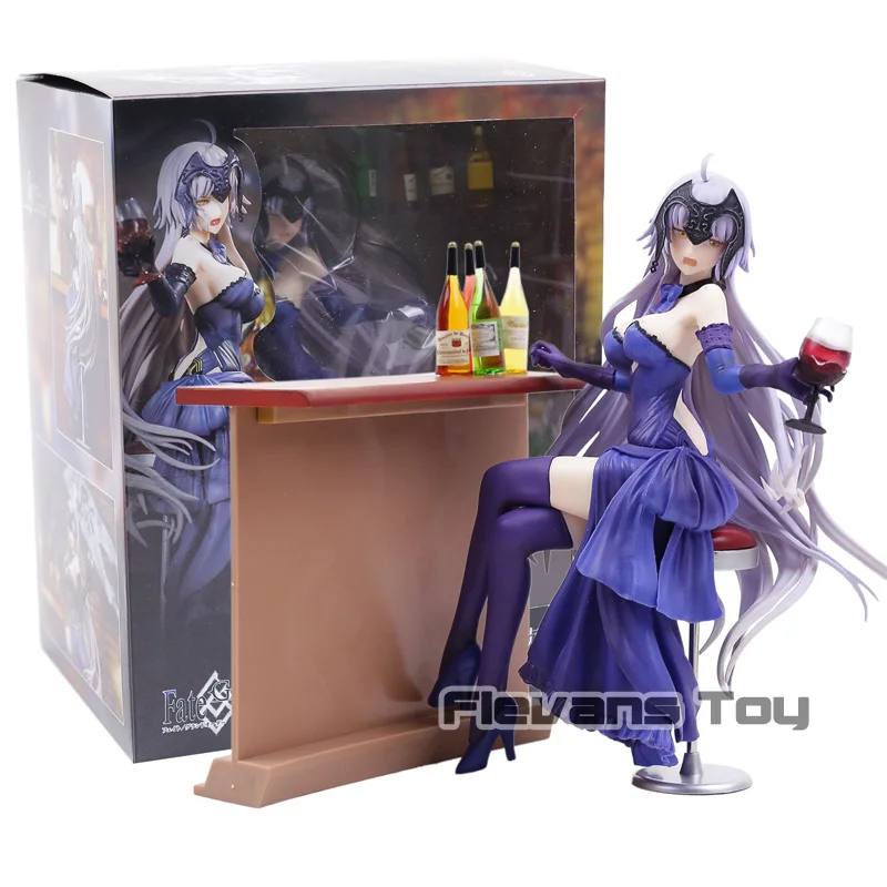 FGO Fate/Grand Order Jeanne d' Arc Alter Holy Night Dinner Ver. 1/8 Масштаб ПВХ фигурка Коллекционная модель игрушки - Цвет: box