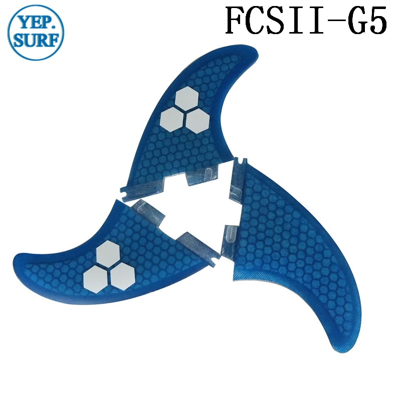 Плавники для серфинга FCS2 G5 плавник сотовый плавник для доски для серфинга 6 цветов плавник для серфинга Quilhas thruster аксессуары для серфинга